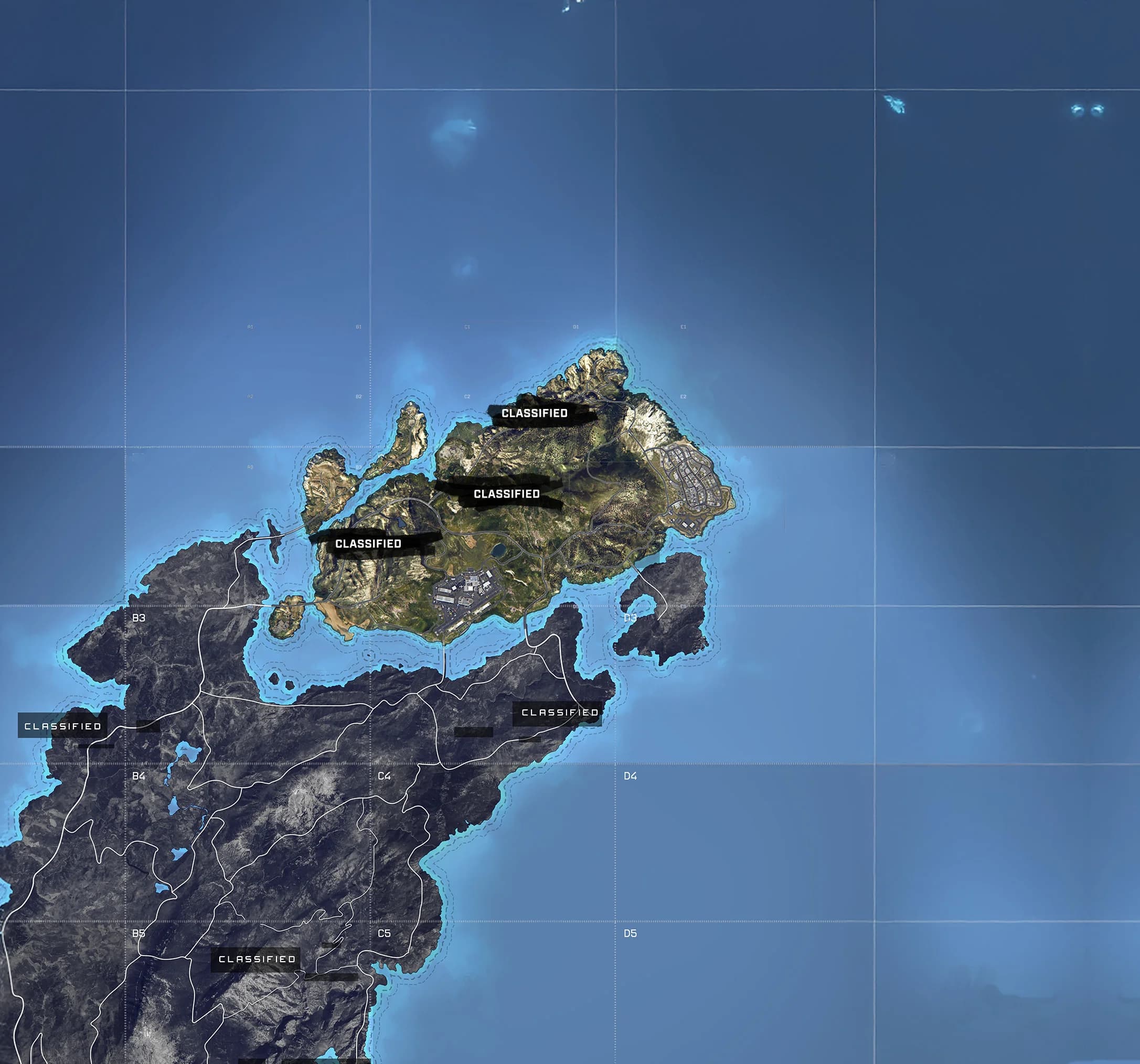 Marova Island Tactical Map